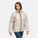 Marikoo Hazalee Damen Winter Herbst Stepp Jacke  Light Taupe Größe XXXL - Gr. 46