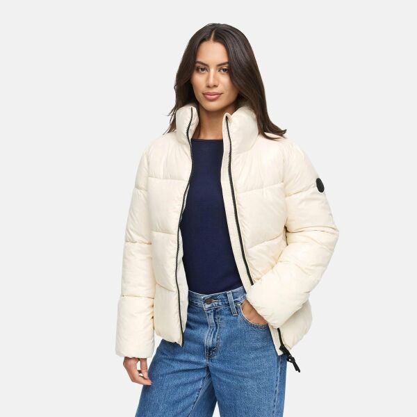 Marikoo Hazalee Damen Winter Herbst Stepp Jacke  Cream Größe M - Gr. 38