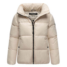 Marikoo Hazalee Damen Winter Herbst Stepp Jacke  Cream Größe XL - Gr. 42