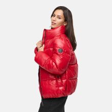 Marikoo Hazalee Damen Winter Herbst Stepp Jacke  Deep Red Größe XXXL - Gr. 46