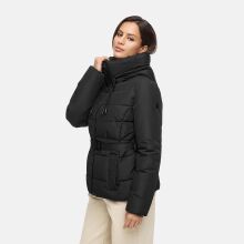 Marikoo Himee Damen Winter Herbst Steppjacke  Schwarz Größe XS - Gr. 34