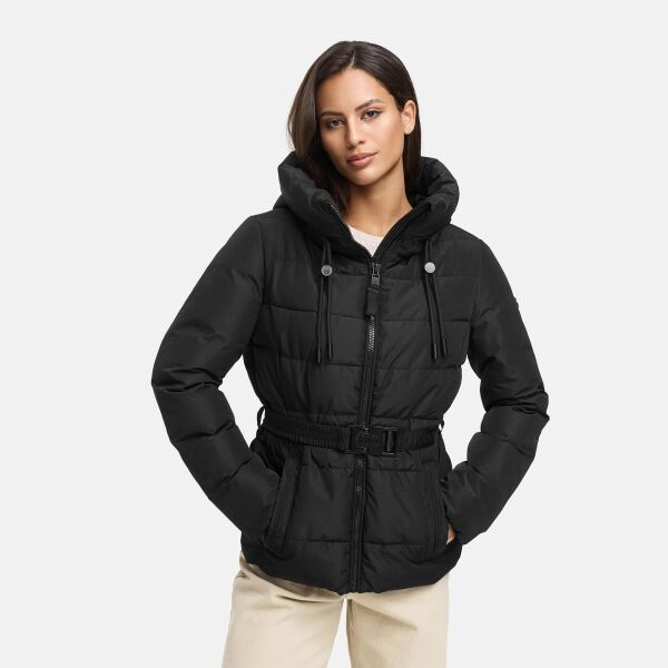 Marikoo Himee Damen Winter Herbst Steppjacke  Schwarz Größe XL - Gr. 42