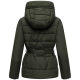 Marikoo Himee Damen Winter Herbst Steppjacke  Dark Olive  Größe S - Gr. 36