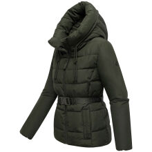 Marikoo Himee Damen Winter Herbst Steppjacke  Dark Olive  Größe M - Gr. 38