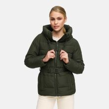 Marikoo Himee Damen Winter Herbst Steppjacke  Dark Olive  Größe XXL - Gr. 44
