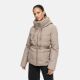 Marikoo Himee Damen Winter Herbst Steppjacke  Taupe Grey Größe XS - Gr. 34