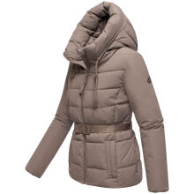 Marikoo Himee Damen Winter Herbst Steppjacke  Taupe Grey Größe M - Gr. 38
