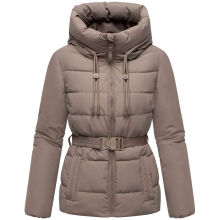 Marikoo Himee Damen Winter Herbst Steppjacke  Taupe Grey Größe L - Gr. 40