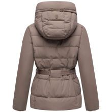 Marikoo Himee Damen Winter Herbst Steppjacke  Taupe Grey Größe L - Gr. 40