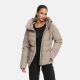 Marikoo Himee Damen Winter Herbst Steppjacke  Taupe Grey Größe XXL - Gr. 44