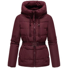 Marikoo Himee Damen Winter Herbst Steppjacke  Wine Größe L - Gr. 40