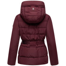 Marikoo Himee Damen Winter Herbst Steppjacke  Wine Größe L - Gr. 40