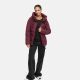 Marikoo Himee Damen Winter Herbst Steppjacke  Wine Größe L - Gr. 40