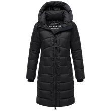 Marikoo Kaltnäschen Damen Winter Steppmantel Jacke  Schwarz-Größe S - Gr. 36