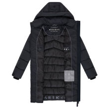 Marikoo Kaltnäschen Damen Winter Steppmantel Jacke  Schwarz-Größe L - Gr. 40