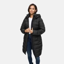 Marikoo Kaltnäschen Damen Winter Steppmantel Jacke  Schwarz-Größe XL - Gr. 42
