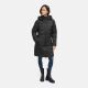 Marikoo Kaltnäschen Damen Winter Steppmantel Jacke  Schwarz-Größe XXL - Gr. 44