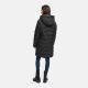 Marikoo Kaltnäschen Damen Winter Steppmantel Jacke  Schwarz-Größe XXL - Gr. 44