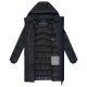 Marikoo Kaltnäschen Damen Winter Steppmantel Jacke  Schwarz-Größe XXL - Gr. 44
