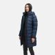 Marikoo Kaltnäschen Damen Winter Steppmantel Jacke  Navy-Größe M - Gr. 38