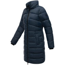 Marikoo Kaltnäschen Damen Winter Steppmantel Jacke  Navy-Größe XL - Gr. 42