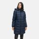 Marikoo Kaltnäschen Damen Winter Steppmantel Jacke  Navy-Größe XXL - Gr. 44