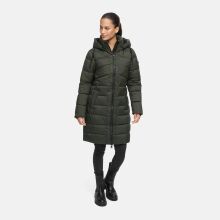Marikoo Kaltnäschen Damen Winter Steppmantel Jacke  Dark Olive-Größe M - Gr. 38