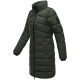 Marikoo Kaltnäschen Damen Winter Steppmantel Jacke  Dark Olive-Größe M - Gr. 38