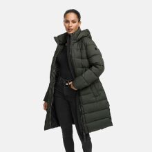 Marikoo Kaltnäschen Damen Winter Steppmantel Jacke  Dark Olive-Größe XL - Gr. 42