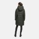 Marikoo Kaltnäschen Damen Winter Steppmantel Jacke  Dark Olive-Größe XL - Gr. 42