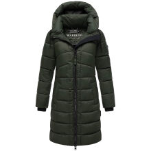 Marikoo Kaltnäschen Damen Winter Steppmantel Jacke  Dark Olive-Größe XXL - Gr. 44