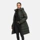 Marikoo Kaltnäschen Damen Winter Steppmantel Jacke  Dark Olive-Größe XXL - Gr. 44