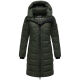 Marikoo Kaltnäschen Damen Winter Steppmantel Jacke  Dark Olive-Größe XXL - Gr. 44