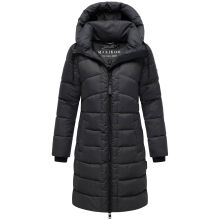 Marikoo Kaltnäschen Damen Winter Steppmantel Jacke  Anthrazit-Größe S - Gr. 36