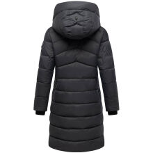 Marikoo Kaltnäschen Damen Winter Steppmantel Jacke  Anthrazit-Größe S - Gr. 36