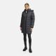 Marikoo Kaltnäschen Damen Winter Steppmantel Jacke  Anthrazit-Größe S - Gr. 36