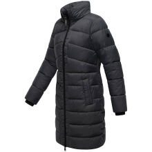 Marikoo Kaltnäschen Damen Winter Steppmantel Jacke  Anthrazit-Größe XXL - Gr. 44