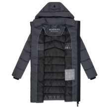 Marikoo Kaltnäschen Damen Winter Steppmantel Jacke  Anthrazit-Größe XXXL - Gr. 46