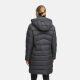 Marikoo Kaltnäschen Damen Winter Steppmantel Jacke  Anthrazit-Größe XXXL - Gr. 46