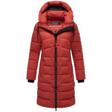 Marikoo Kaltnäschen Damen Winter Steppmantel Jacke  Dark Terracotta-Größe L - Gr. 40
