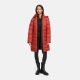 Marikoo Kaltnäschen Damen Winter Steppmantel Jacke  Dark Terracotta-Größe L - Gr. 40
