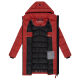 Marikoo Kaltnäschen Damen Winter Steppmantel Jacke  Dark Terracotta-Größe L - Gr. 40