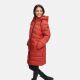 Marikoo Kaltnäschen Damen Winter Steppmantel Jacke  Dark Terracotta-Größe XXXL - Gr. 46