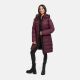 Marikoo Kaltnäschen Damen Winter Steppmantel Jacke  Wine-Größe M - Gr. 38