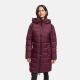 Marikoo Kaltnäschen Damen Winter Steppmantel Jacke  Wine-Größe M - Gr. 38