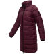 Marikoo Kaltnäschen Damen Winter Steppmantel Jacke  Wine-Größe XL - Gr. 42