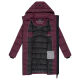 Marikoo Kaltnäschen Damen Winter Steppmantel Jacke  Wine-Größe XL - Gr. 42