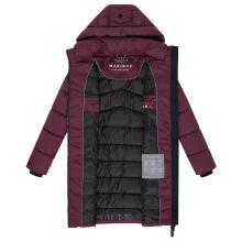 Marikoo Kaltnäschen Damen Winter Steppmantel Jacke  Wine-Größe XXXL - Gr. 46
