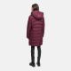 Marikoo Kaltnäschen Damen Winter Steppmantel Jacke  Wine-Größe XXXL - Gr. 46