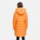 Marikoo Kaltnäschen Damen Winter Steppmantel Jacke  Orange-Größe M - Gr. 38